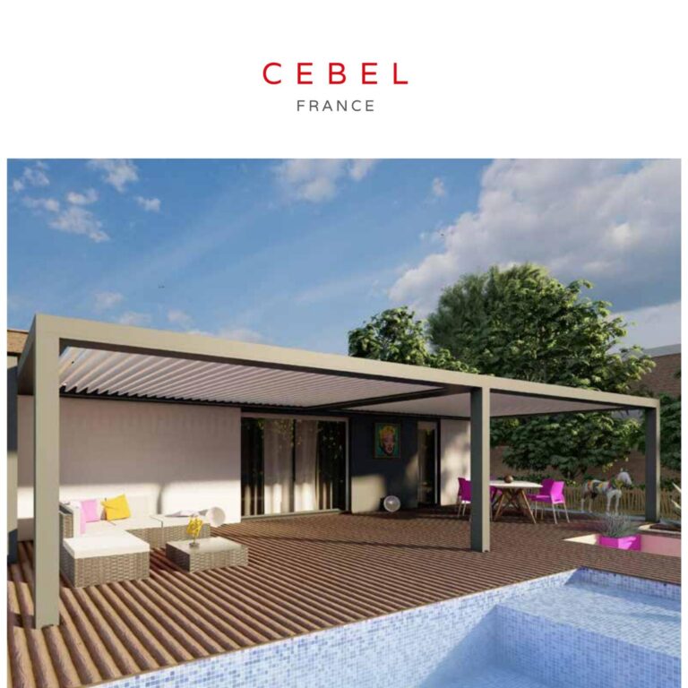 Pergola bioclimatique AUSTRAL CEBEL