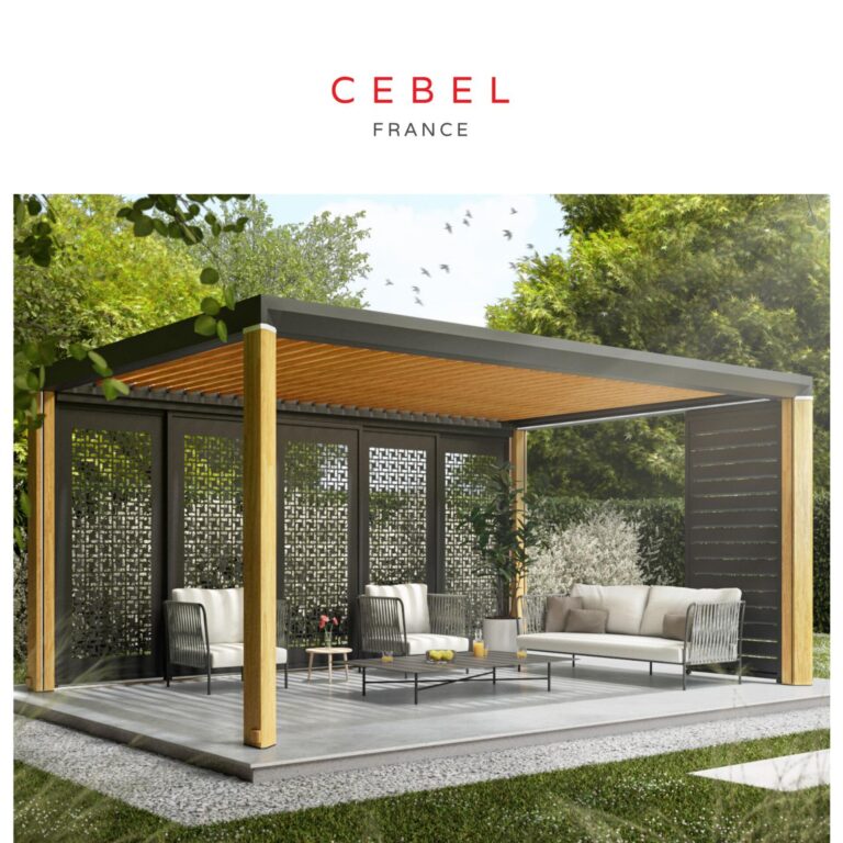 Pergola bioclimatique CARAT CEBEL