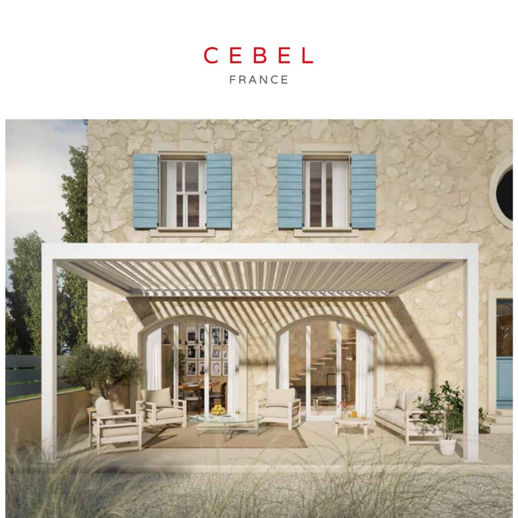 Pergola bioclimatique ELEMENT CEBEL
