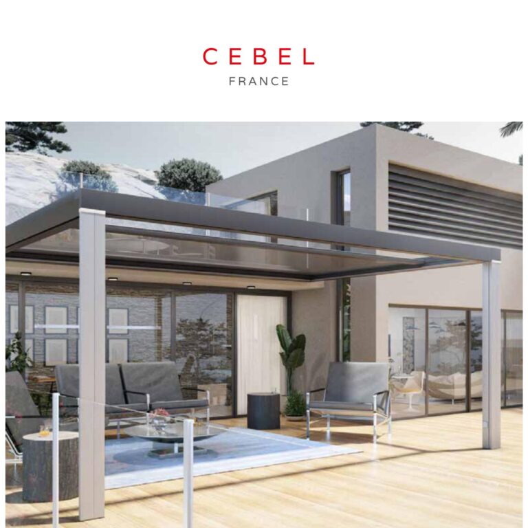 Pergola à toile rétractable OPENTIS CEBEL
