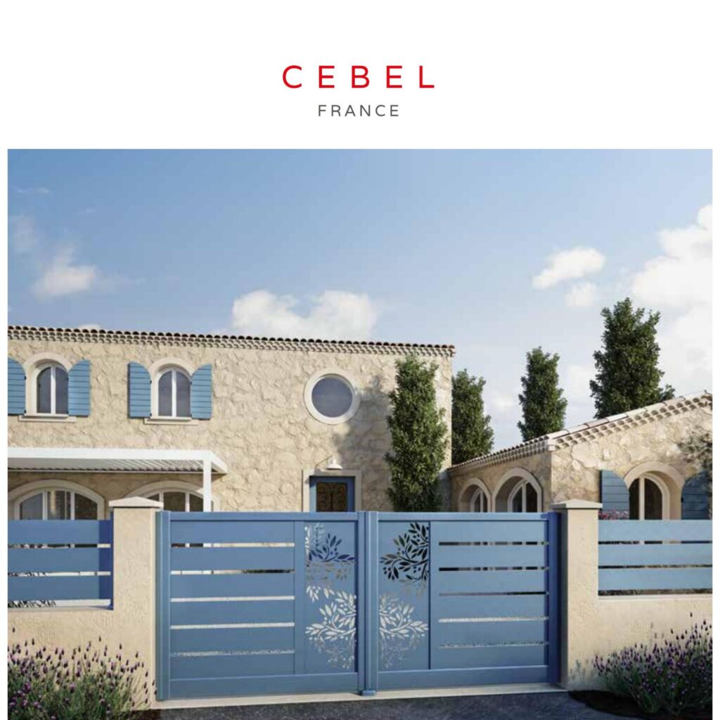 Portail battant aluminium CEBEL