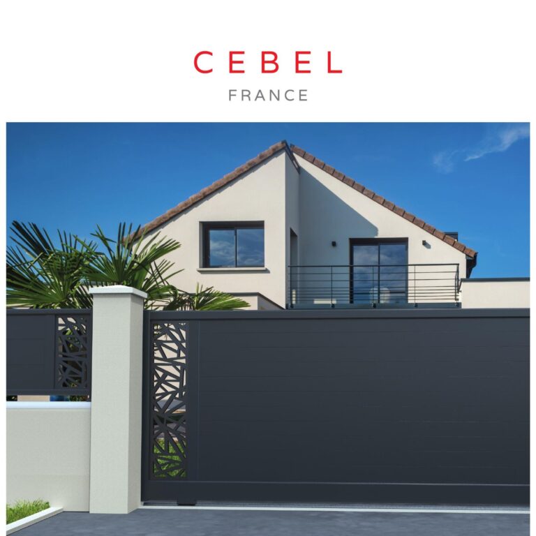Portail coulissant aluminium CEBEL